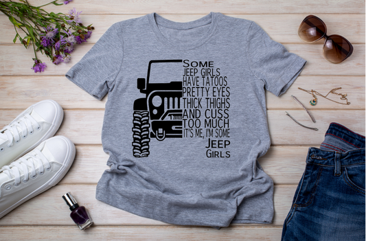 some jeep girls t-shirt